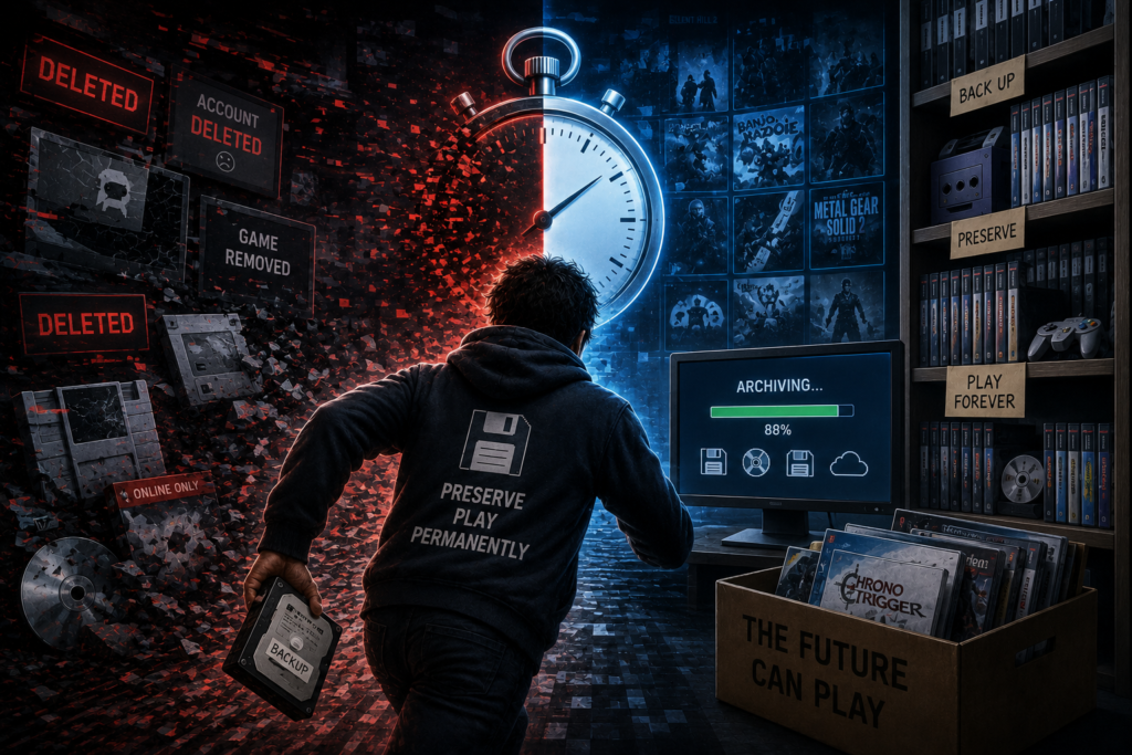 Game Preservation Is a Race Against Deletion