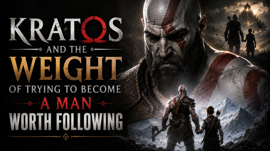 Kratos and the Weight of Trying to Become a Man Worth Following