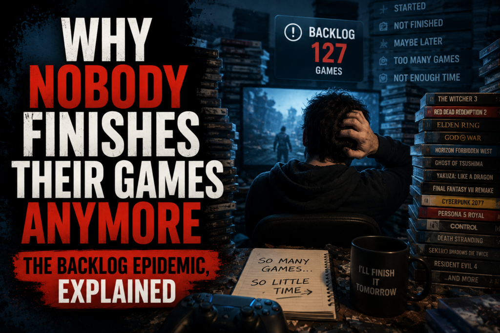 Why Nobody Finishes Their Games Anymore: The Backlog Epidemic, Explained