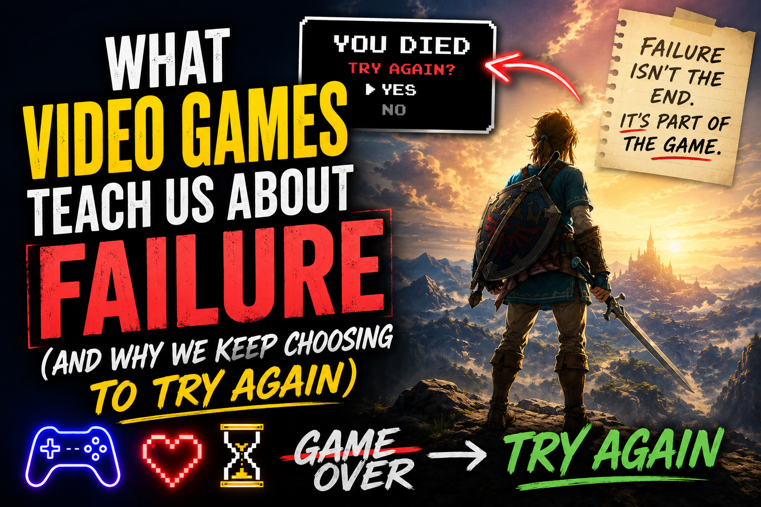 What Video Games Teach Us About Failure (And Why We Keep Choosing to Try Again)