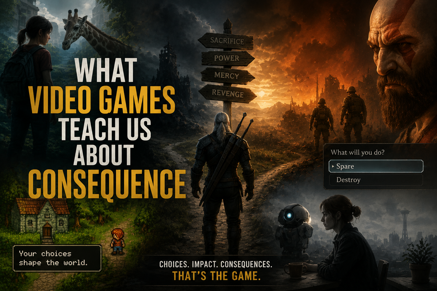 What Video Games Teach Us About Consequence (And Why We Keep Pretending We Didn't Know)