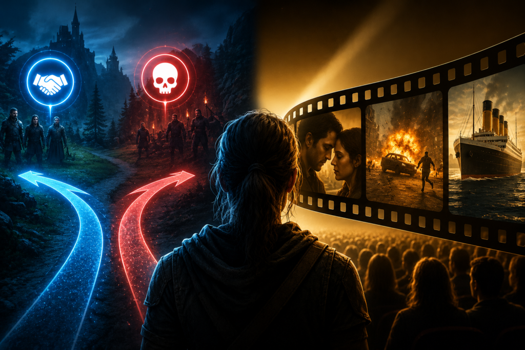 Why Choice in Games Often Feels More Real Than in Movies